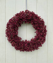 Load image into Gallery viewer, Ruby Gypsophila Wreath - Large