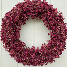 Load image into Gallery viewer, Ruby Gypsophila Wreath - Large