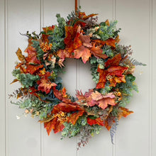 Load image into Gallery viewer, Autumn Greenery Wreath
