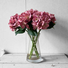 Load image into Gallery viewer, Pink Hydrangea Stem - 53cm