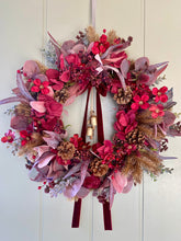 Load image into Gallery viewer, Burgundy Bells Wreath - Field & Rose