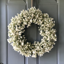 Load image into Gallery viewer, White Gypsophila Wreath - Field & Rose