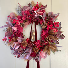 Load image into Gallery viewer, Burgundy Bells Wreath - Field & Rose