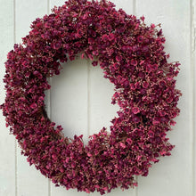 Load image into Gallery viewer, Ruby Gypsophila Wreath - Large