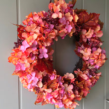Load image into Gallery viewer, Autumn Hydrangeas Wreath - Field & Rose