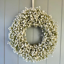 Load image into Gallery viewer, White Gypsophila Wreath - Large