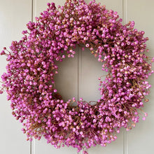 Load image into Gallery viewer, Fuchsia Wildflower Wreath