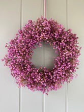 Load image into Gallery viewer, Fuchsia Wildflower Wreath