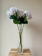 Load image into Gallery viewer, Eco White Hydrangea Stem - 69cm - Field & Rose
