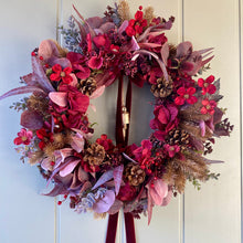 Load image into Gallery viewer, Burgundy Bells Wreath - Field & Rose
