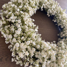 Load image into Gallery viewer, White Gypsophila Wreath - Large - Field & Rose