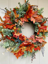 Load image into Gallery viewer, Autumn Greenery Wreath