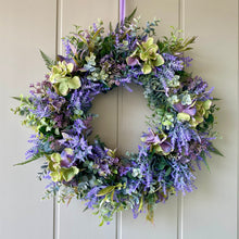 Load image into Gallery viewer, Hydrangea & Lavender Wreath - Field & Rose