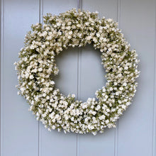 Load image into Gallery viewer, White Gypsophila Wreath - Large - Field & Rose