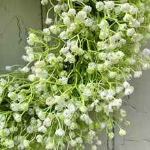 Load image into Gallery viewer, White & Green Wildflower Wreath - Field & Rose