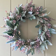 Load image into Gallery viewer, Lambs Ear & Eucalyptus Wreath - Field & Rose