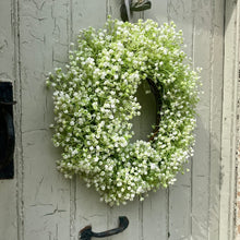 Load image into Gallery viewer, White & Green Wildflower Wreath - Field & Rose