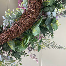 Load image into Gallery viewer, Wild Purple Hydrangea Wreath - Field & Rose