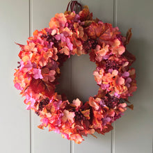 Load image into Gallery viewer, Autumn Hydrangeas Wreath - Field & Rose