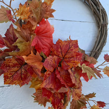 Load image into Gallery viewer, Autumn Leaves Half Wreath - Medium - Field & Rose