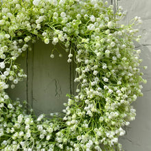 Load image into Gallery viewer, White & Green Wildflower Wreath - Field & Rose