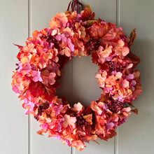 Load image into Gallery viewer, Autumn Hydrangeas Wreath - Field & Rose