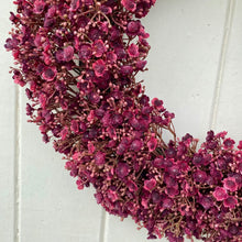 Load image into Gallery viewer, Ruby Gypsophila Wreath - Large