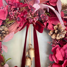 Load image into Gallery viewer, Burgundy Bells Wreath - Field & Rose