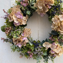 Load image into Gallery viewer, Hydrangea & Boxwood Wreath - Field & Rose