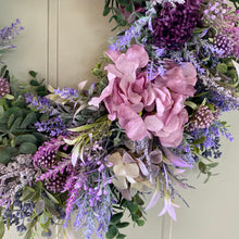 Load image into Gallery viewer, Secret Garden Wreath - Purple - Field & Rose