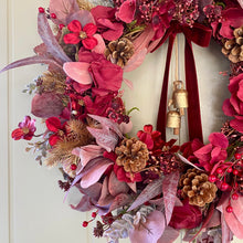 Load image into Gallery viewer, Burgundy Bells Wreath - Field & Rose