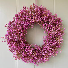 Load image into Gallery viewer, Fuchsia Wildflower Wreath