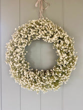 Load image into Gallery viewer, White Gypsophila Wreath - Large - Field & Rose
