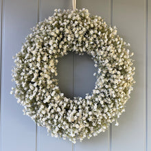 Load image into Gallery viewer, White Gypsophila Wreath - Large