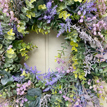 Load image into Gallery viewer, Eucalyptus & Lavender Wreath