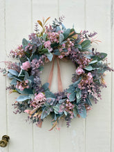 Load image into Gallery viewer, Lambs Ear, Eucalyptus Wreath & Rose Wreath - Field & Rose