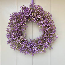 Load image into Gallery viewer, Purple Wildflower Wreath