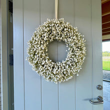 Load image into Gallery viewer, White Gypsophila Wreath - Large