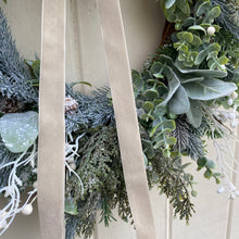 Load image into Gallery viewer, Christmas Frosted Foliage Wreath - Field & Rose