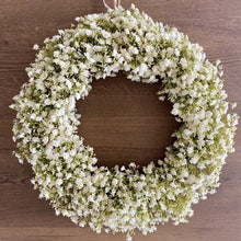 Load image into Gallery viewer, White Gypsophila Wreath - Large - Field & Rose