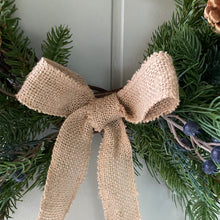 Load image into Gallery viewer, Rustic Christmas Bell Wreath