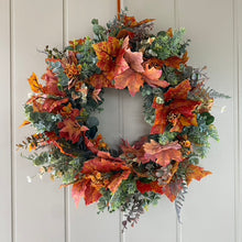 Load image into Gallery viewer, Autumn Greenery Wreath