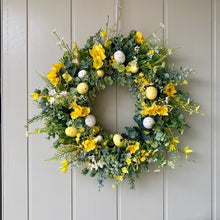 Load image into Gallery viewer, Daffodil & Easter Egg Wreath - Field & Rose