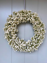 Load image into Gallery viewer, White Gypsophila Wreath - Large - Field & Rose