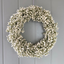 Load image into Gallery viewer, White Gypsophila Wreath - Large - Field & Rose