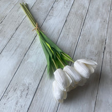 Load image into Gallery viewer, White Tulip Bunch - 48cm - Field & Rose