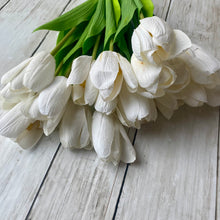 Load image into Gallery viewer, White Tulip Bunch - 48cm - Field & Rose
