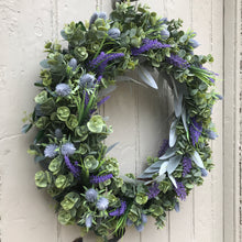 Load image into Gallery viewer, Eucalyptus & Lavender Wreath - Field & Rose