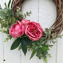 Load image into Gallery viewer, Rose Wreath - Medium - Field & Rose