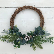 Load image into Gallery viewer, Eucalyptus & Pine Wreath - Medium - Field & Rose
